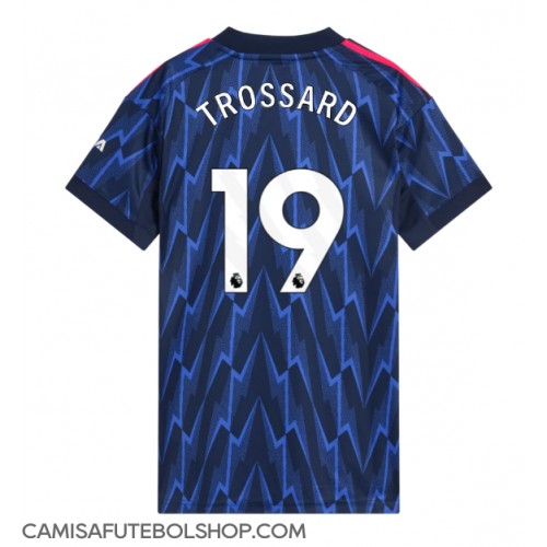 Camisa de time de futebol Arsenal Leandro Trossard #19 Replicas 2º Equipamento Feminina 2025-26 Manga Curta Camisa de time de futebol Arsenal Leandro Trossard #19 Replicas 2º Equipamento Feminina 2025-26 Manga Curta